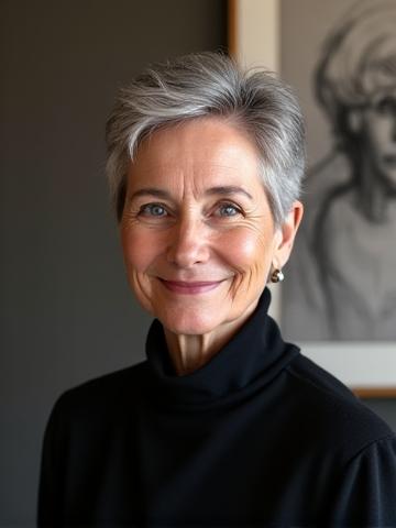 Elegant portrait of Elara Vance